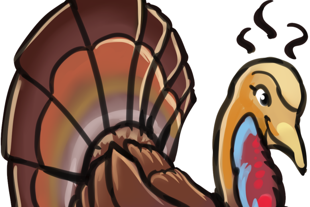 Talia, a regal looking turkey