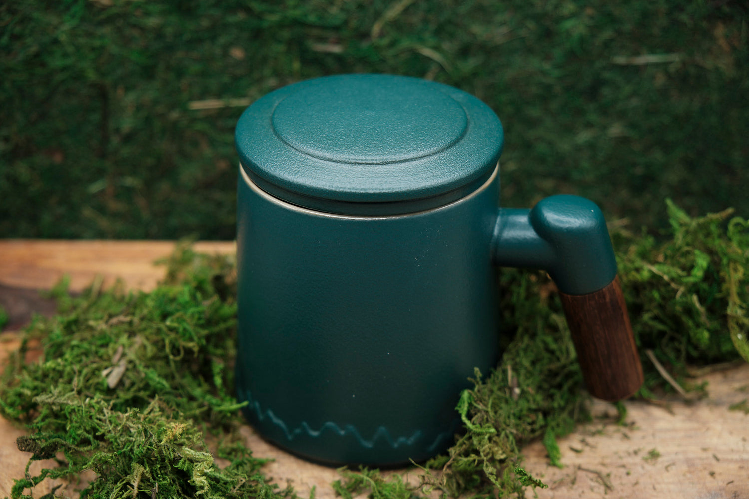 Fernleaf Forest Ceramic Teacup