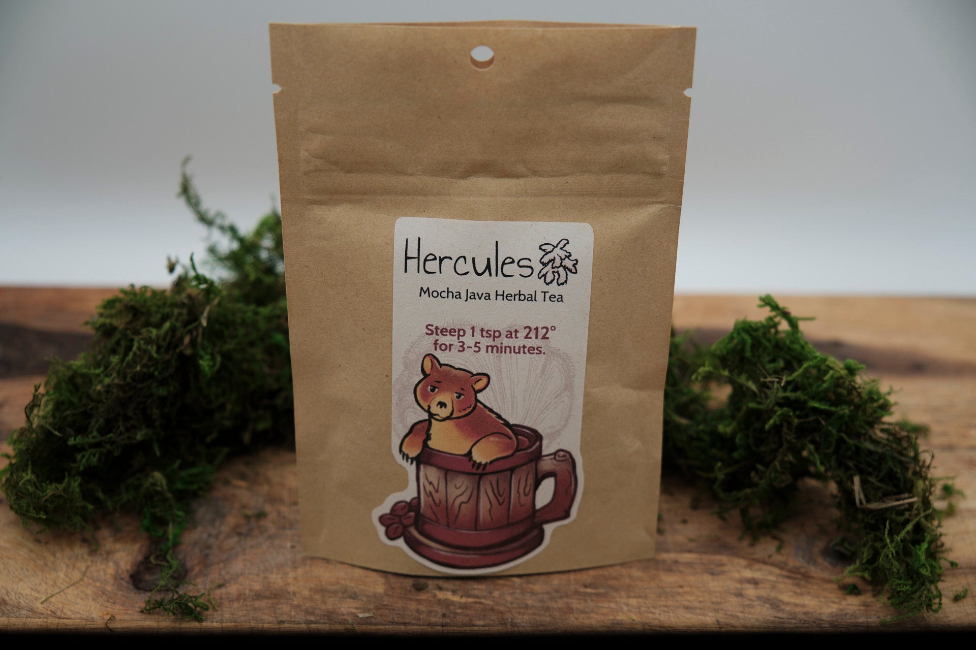Hercules's Mocha Java Herbal Loose Leaf Tea sample size