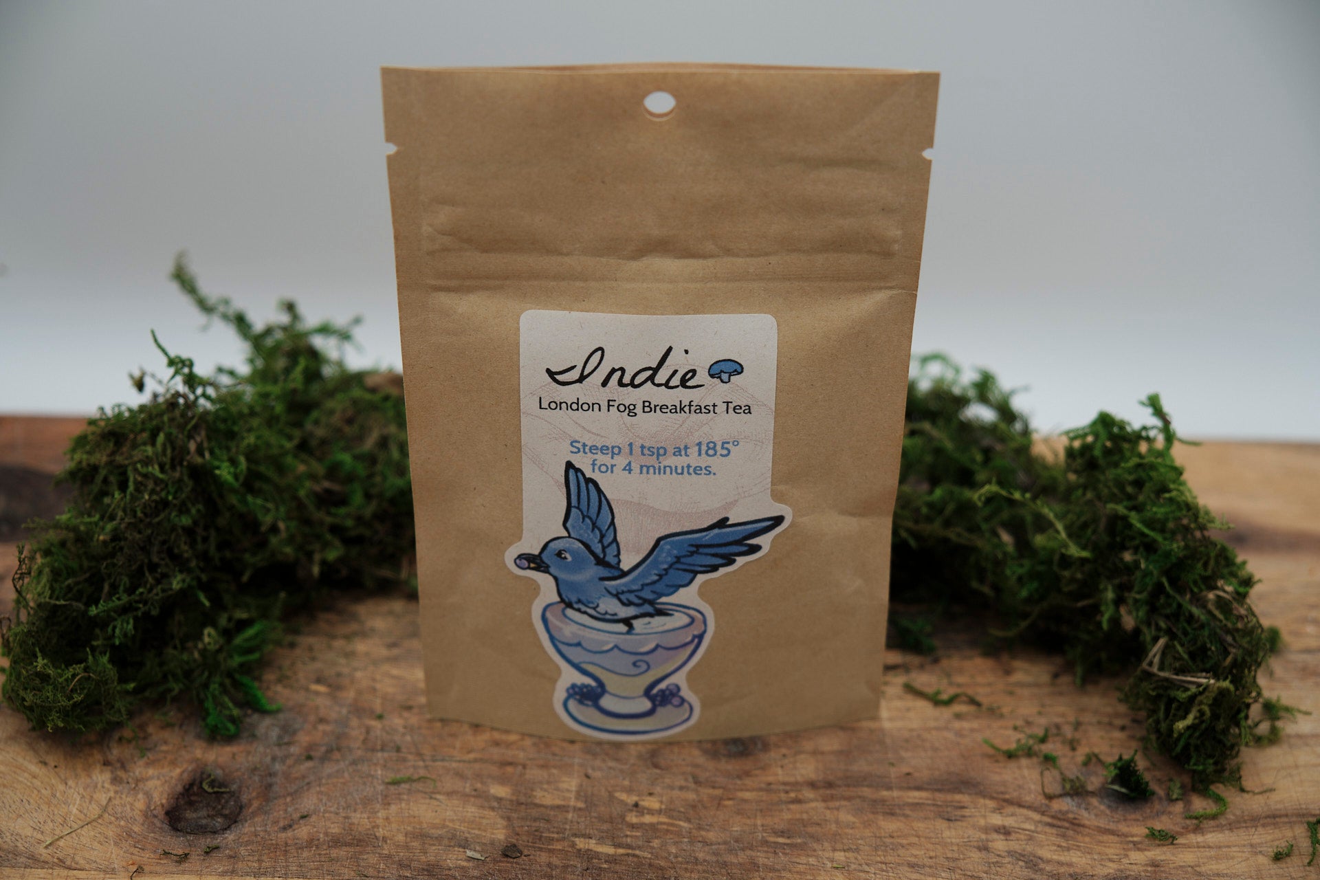 Té de hojas sueltas Earl Grey London Fog de Indie's 