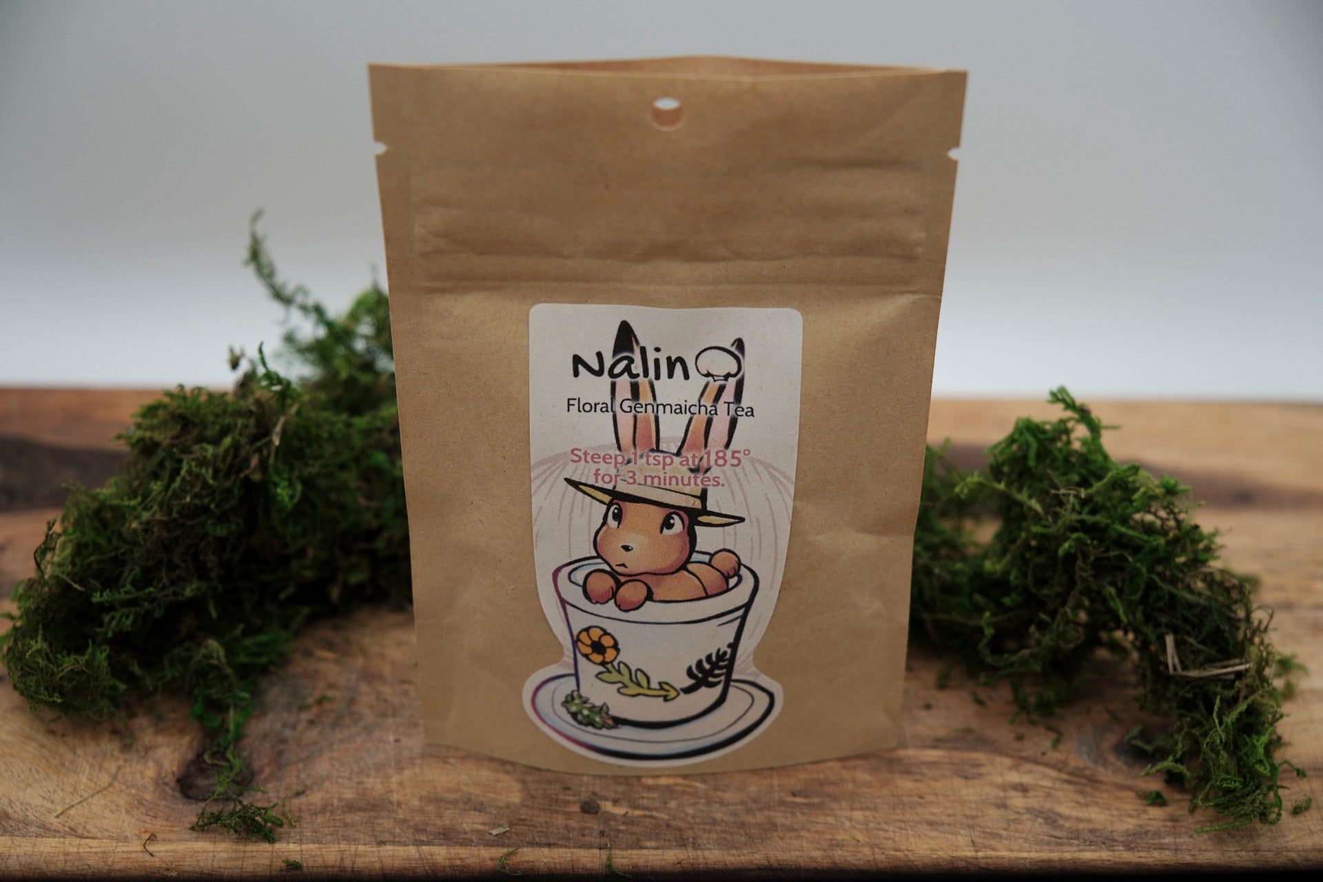 Té verde de hojas sueltas con sabor a frutos secos y flores de Nalin