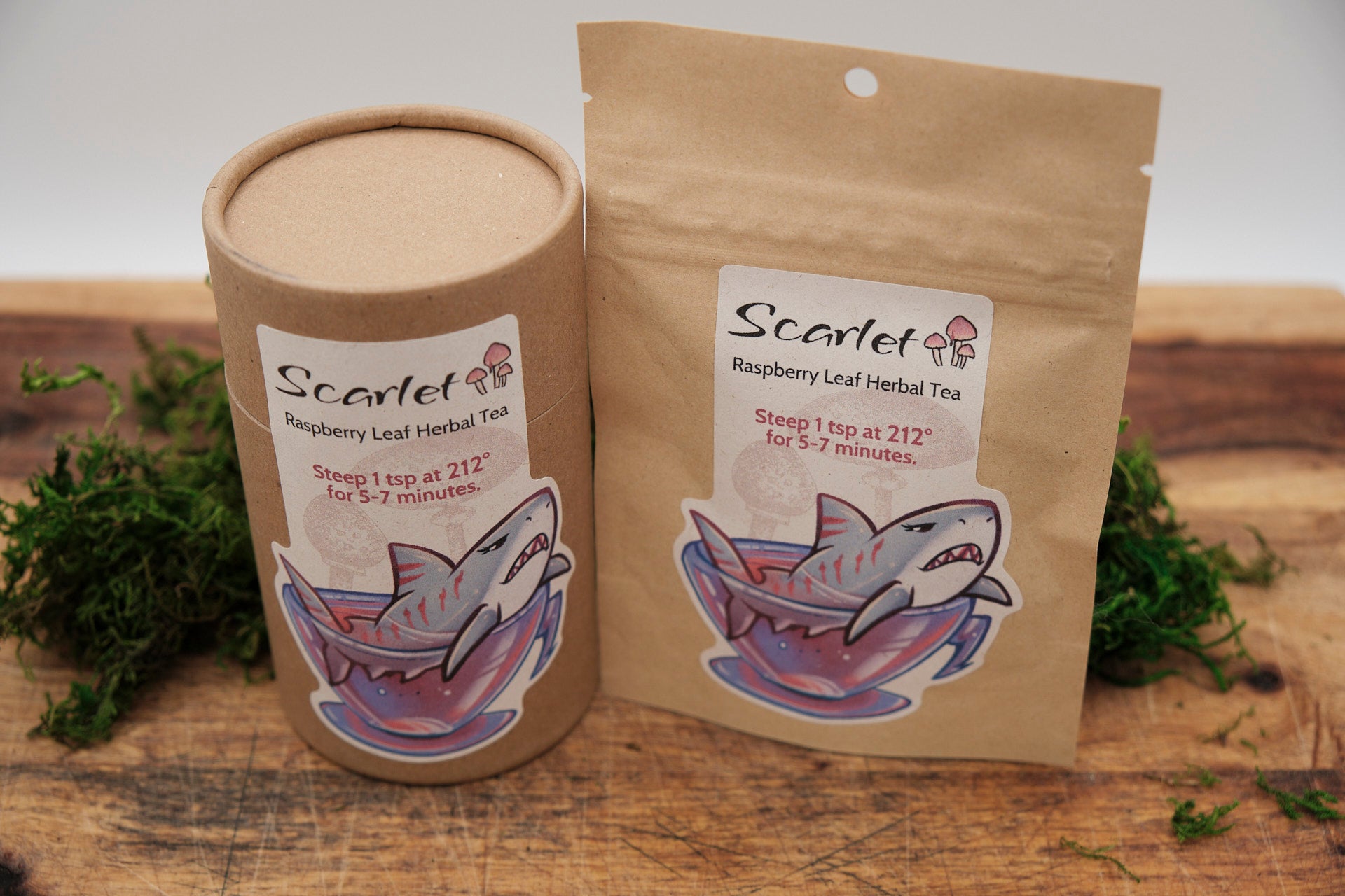 Scarlet's Raspberry Leaf Herbal Loose Leaf Tea