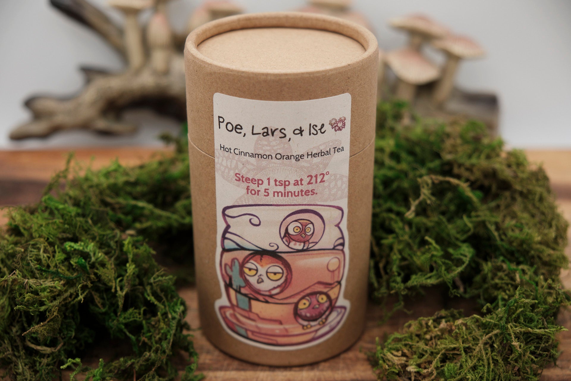 Poe, Lars, & Ise's Hot Cinnamon Orange Herbal Loose Leaf Tea