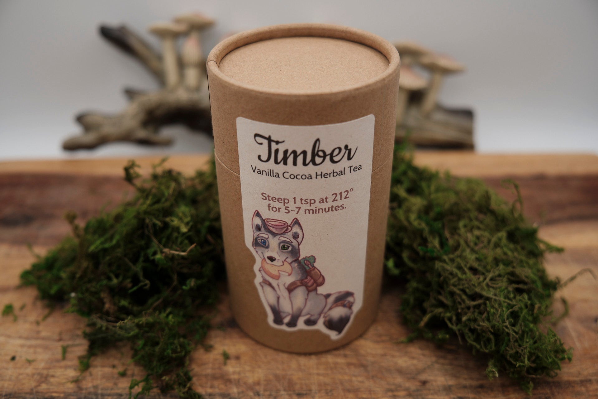 Timber's Vanilla Cocoa Herbal Loose Leaf Tea