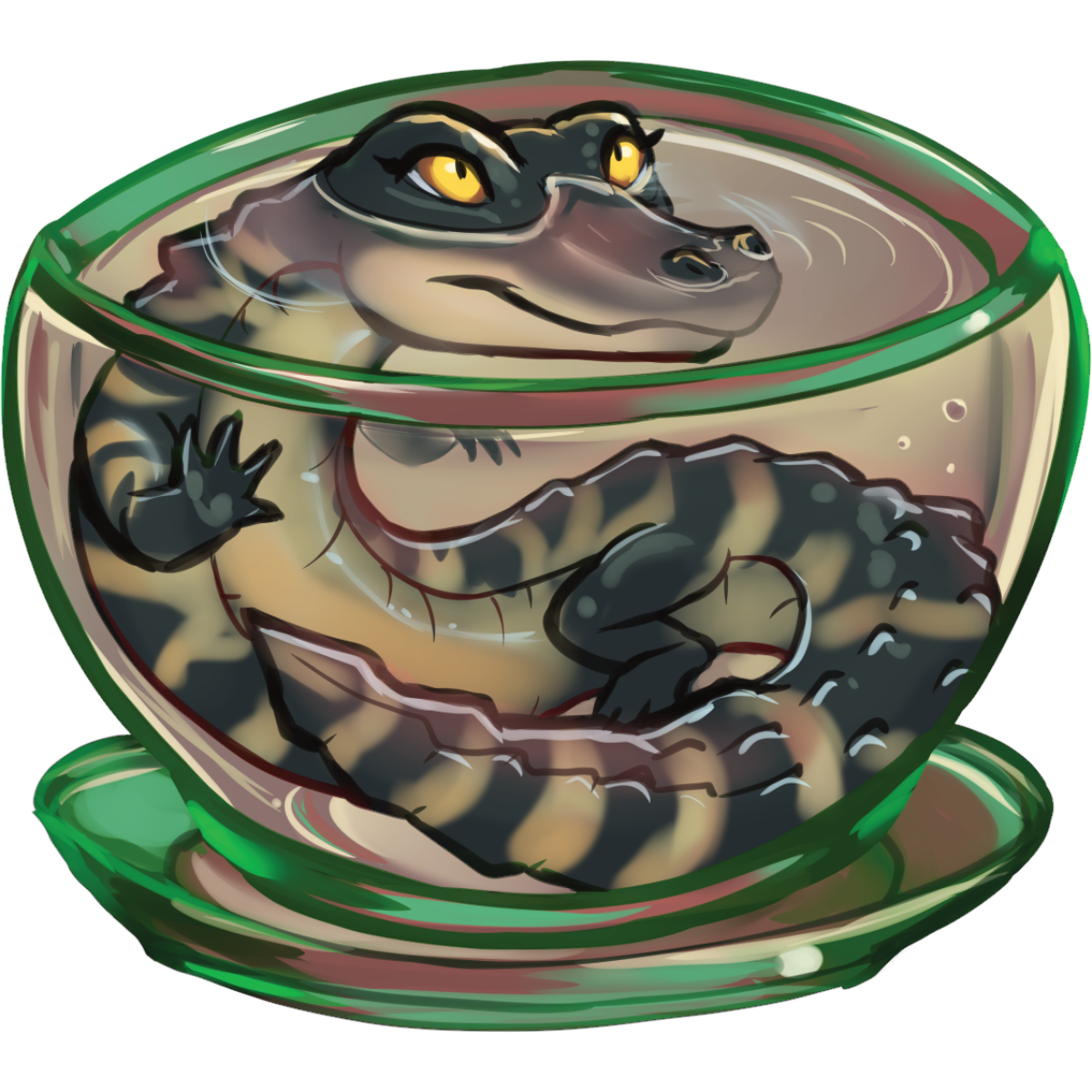 Auntie Croquese Waterproof Vinyl Sticker