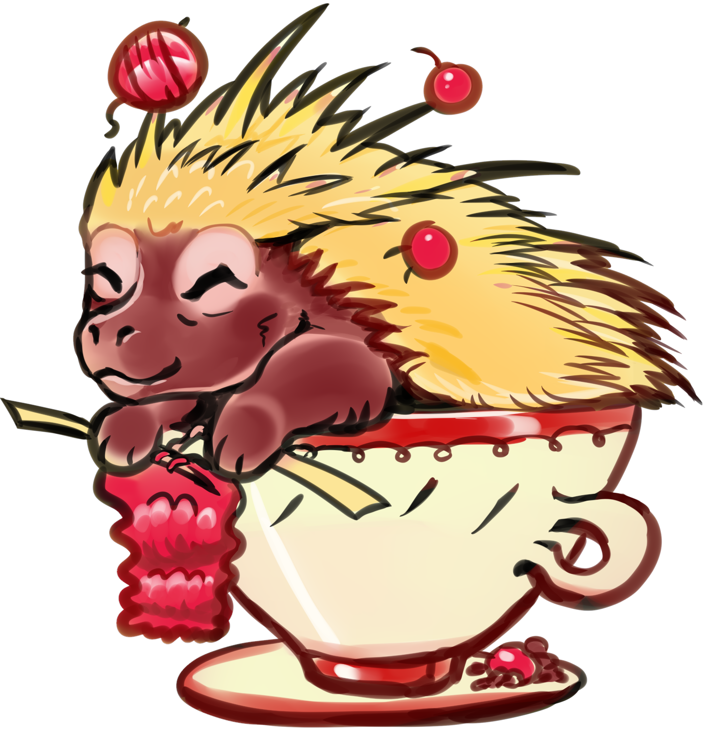 Midge Waterproof Vinyl Sticker