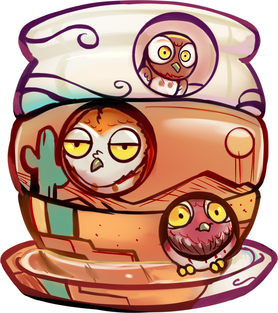 Poe, Lars, & Ise Waterproof Vinyl Sticker