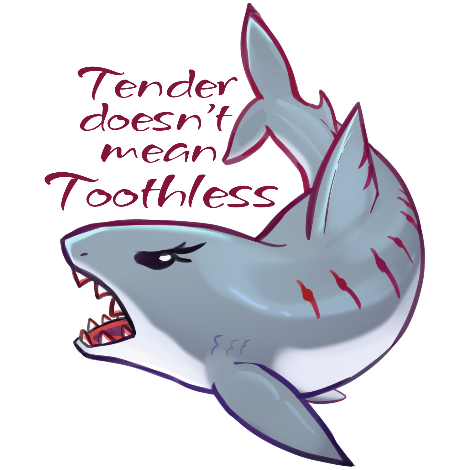 Scarlet Waterproof Vinyl Sticker