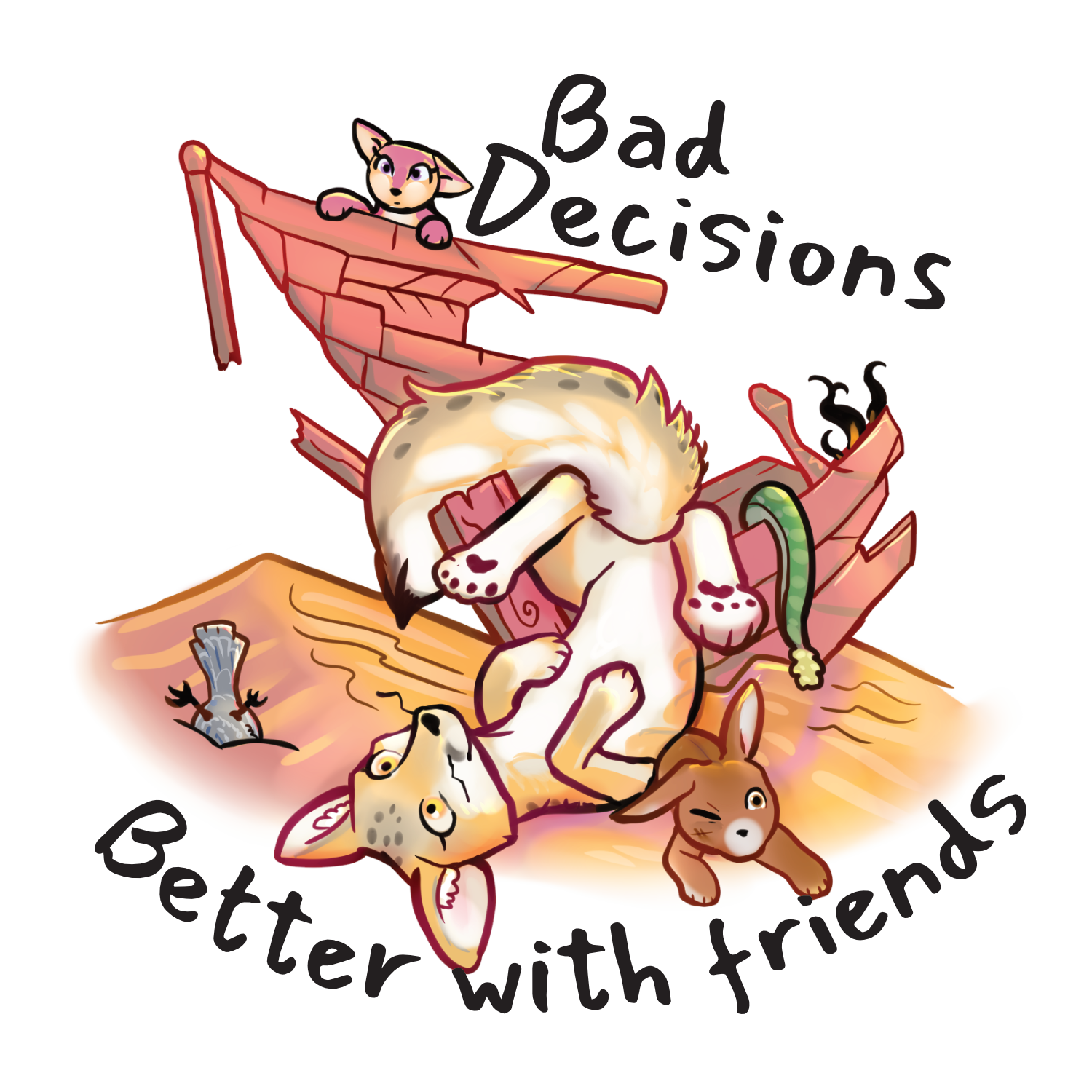 Pegatina de vinilo impermeable Kai