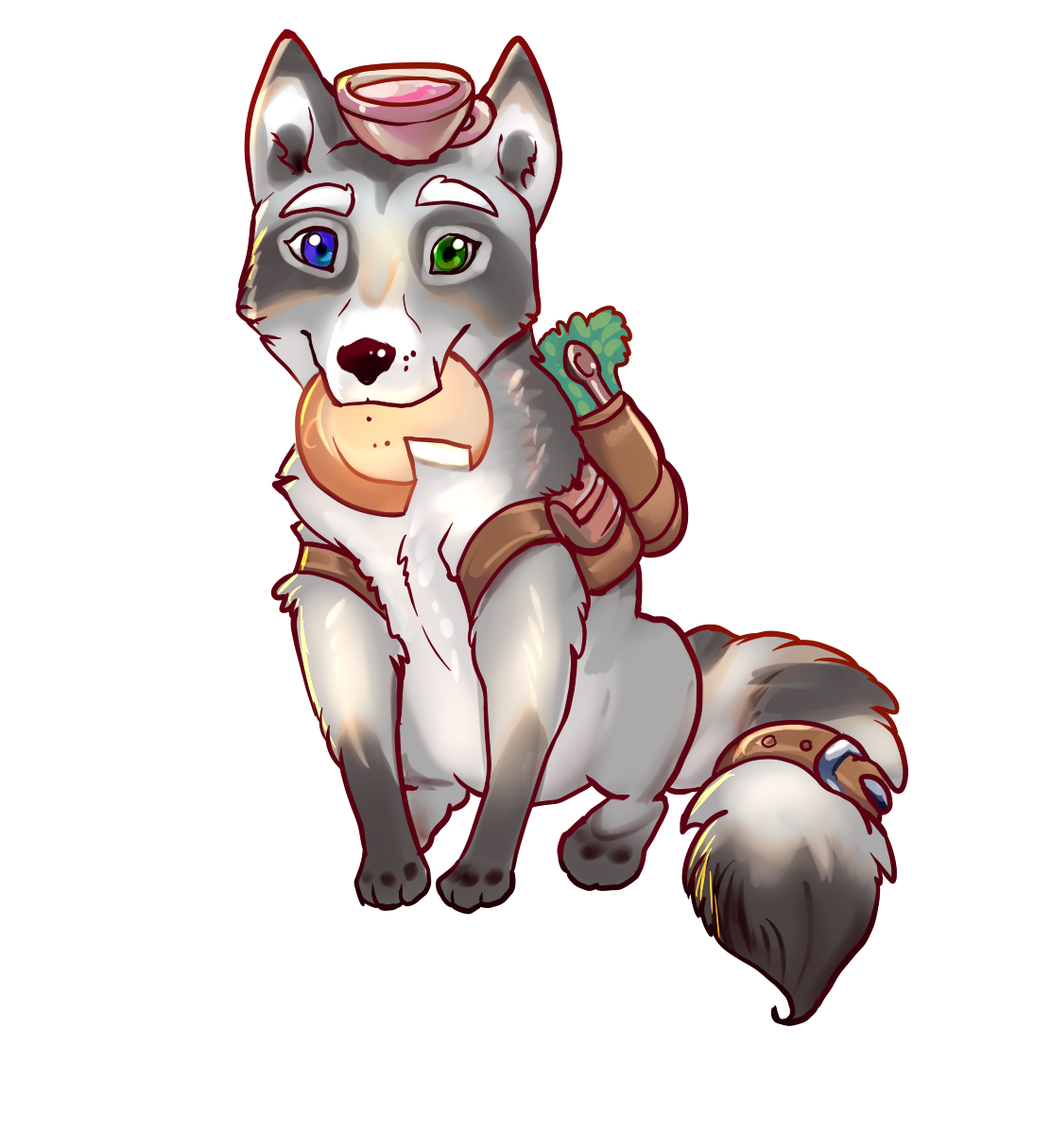 Timber, a fluffy dog